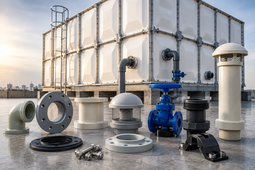 Essential GRP Tank Accessories for Reliable Water Storage Systems